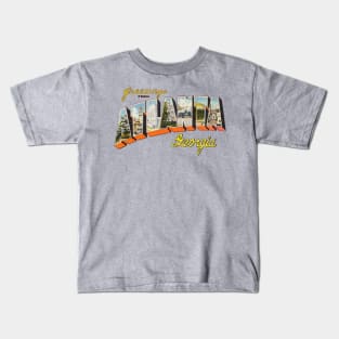 Greetings from Atlanta Georgia Kids T-Shirt